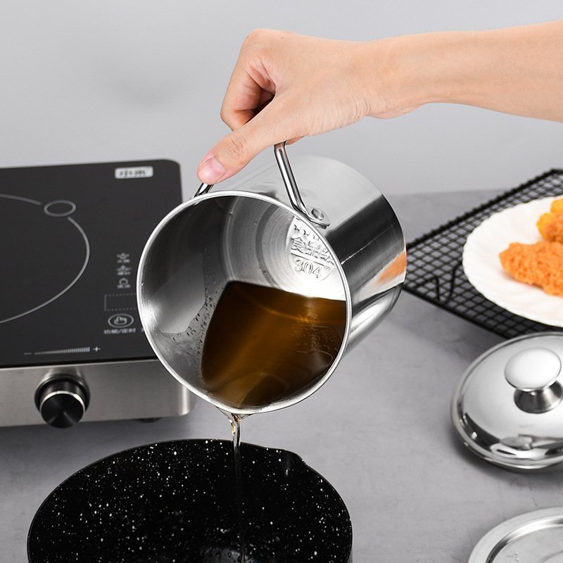 Stainless Steel Oil Filter Pot-Grand Kitchen
