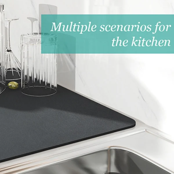 Kitchen Super Absorbent Draining Mat-Grand Kitchen