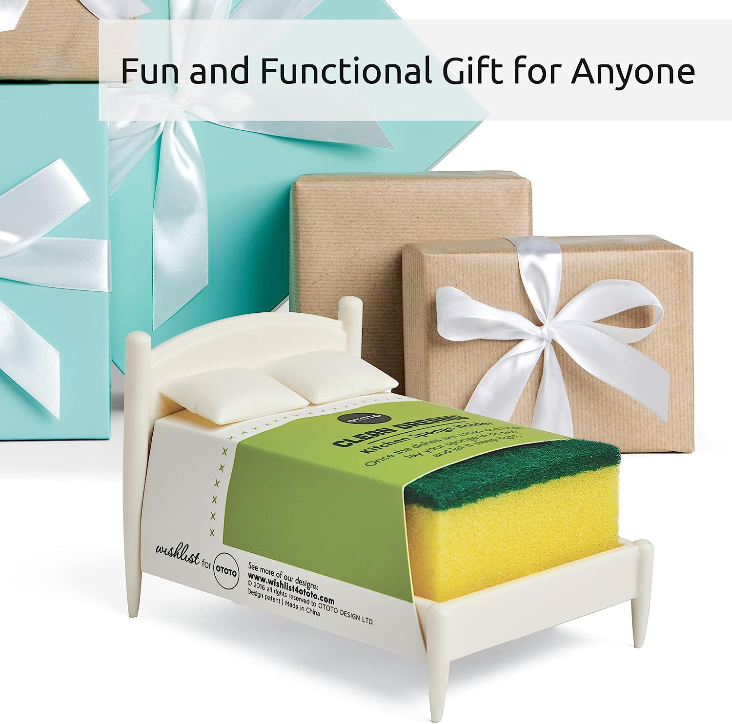 Clean Dreams Kitchen Sponge Holder (Sponge include)-Grand Kitchen