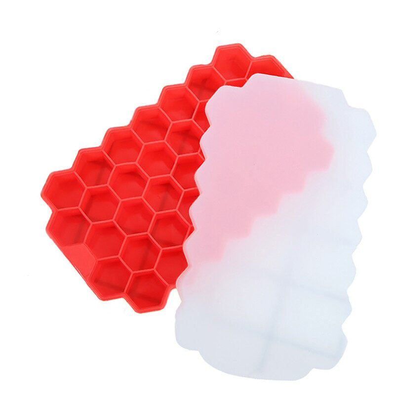 9grids Ice Cube Mold Food Grade Silicone Cork Block Ice Box Ice