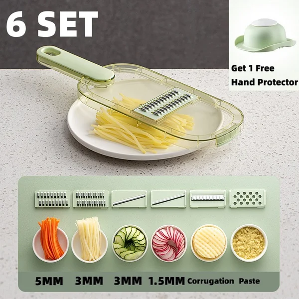 Kitchen Mult-Functional Vegetable & Meat Slice Cuts Set-Grand Kitchen