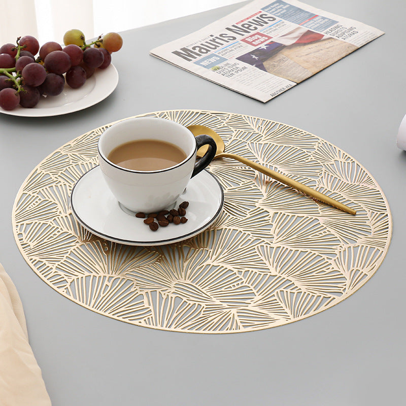 6pcs or 4pcs Round Placemats Hollow Decoration Meal Mat Dining Mat-Grand Kitchen