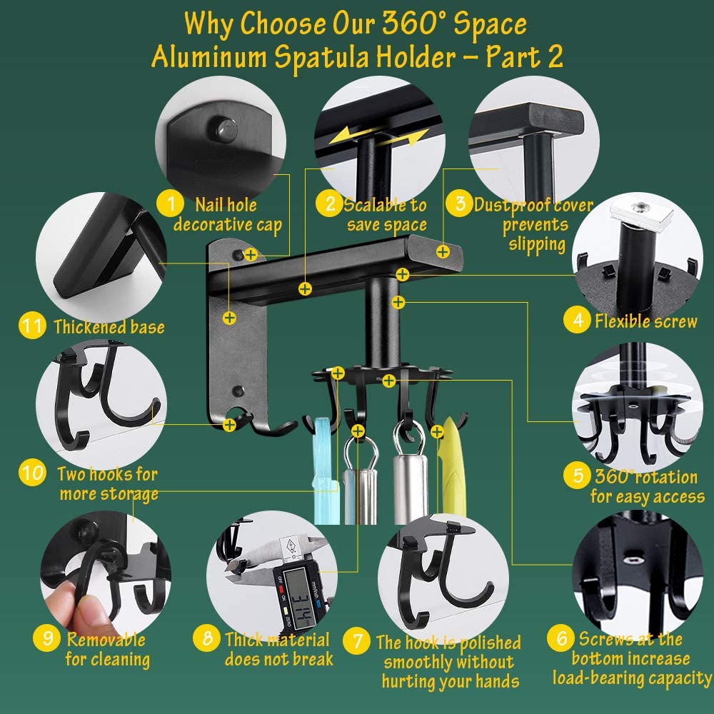 Wall-mounted Utensils Hanger-Grand Kitchen