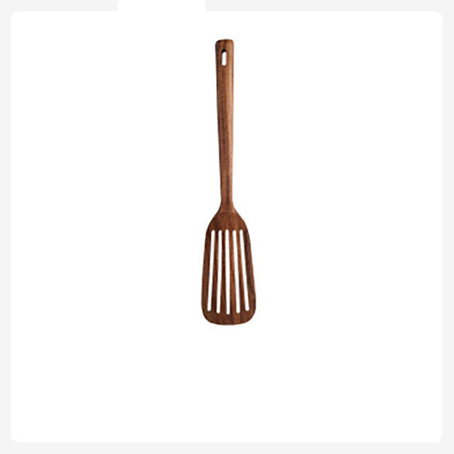 Teak Natural Wood Tableware Spoon Colander Spoon Special Soup Skimmer-Grand Kitchen