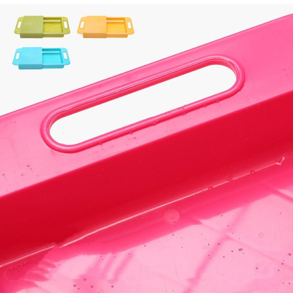 Retractable Cutting Board and Drain Basket-Grand Kitchen