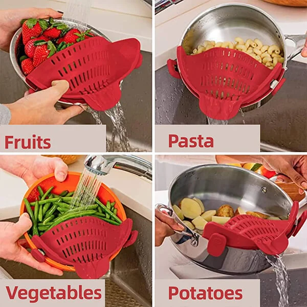 Clip On Strainer Silicone-Grand Kitchen