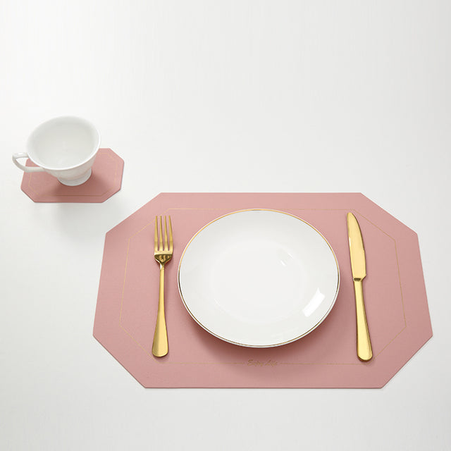 Tableware Pad Placemat Table Mat Heat Insulation Leather Bowl Coaster-Grand Kitchen
