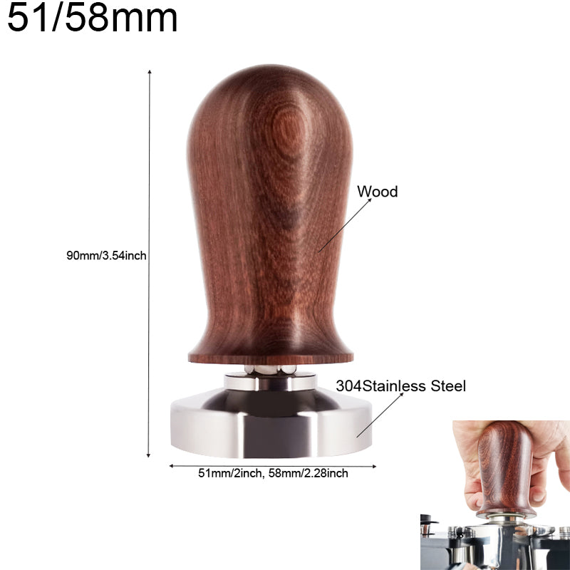 Coffee Tamper Stainless Steel Elasticity Adjustable Pressure Tamper-Grand Kitchen