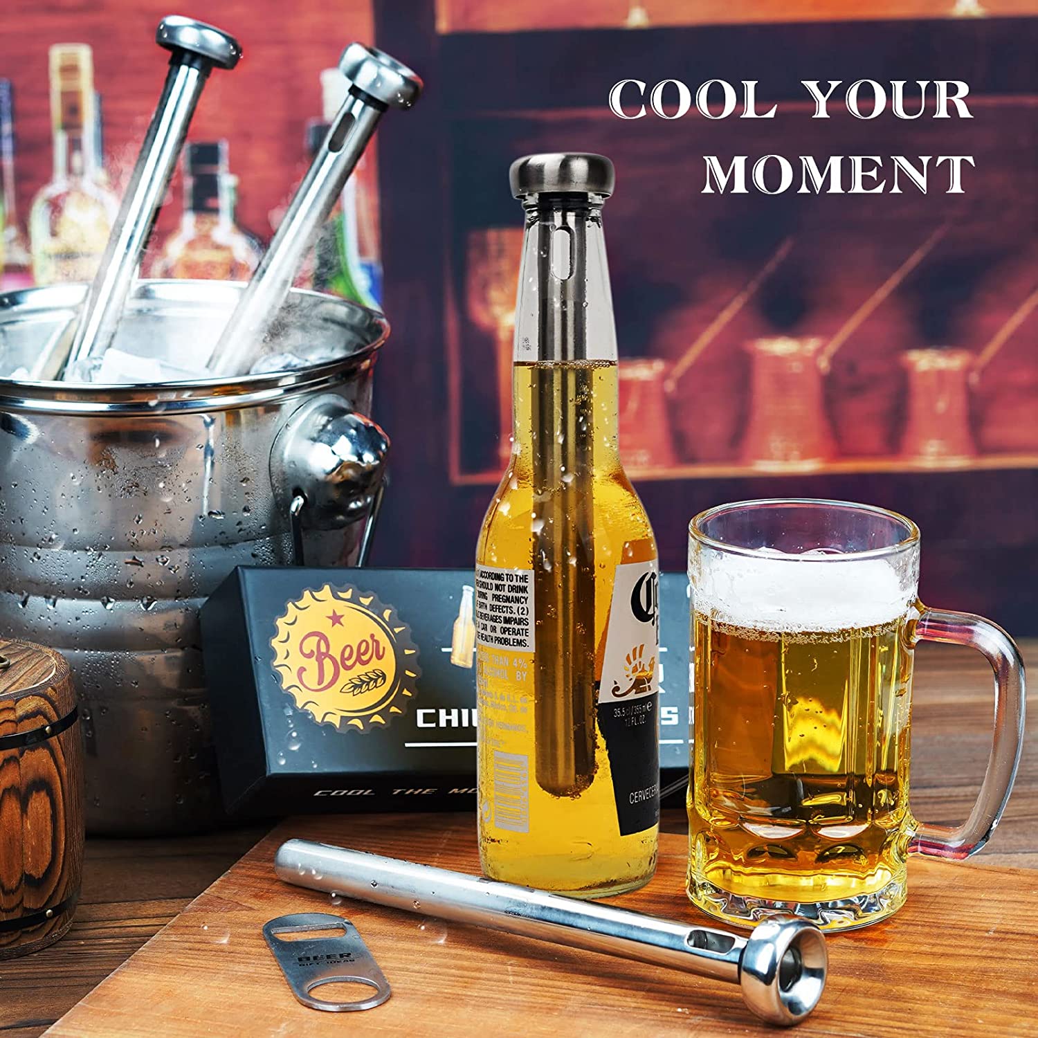 (🎄SUMMER SALE NOW) Beer Chiller Stick-Grand Kitchen
