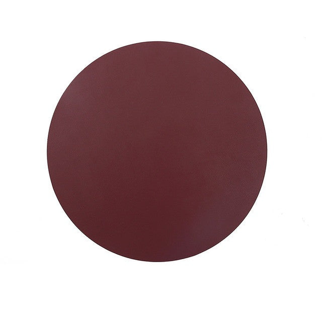 Oilproof Leather Placemat Western Food Dining Tableware Table Mat-Grand Kitchen