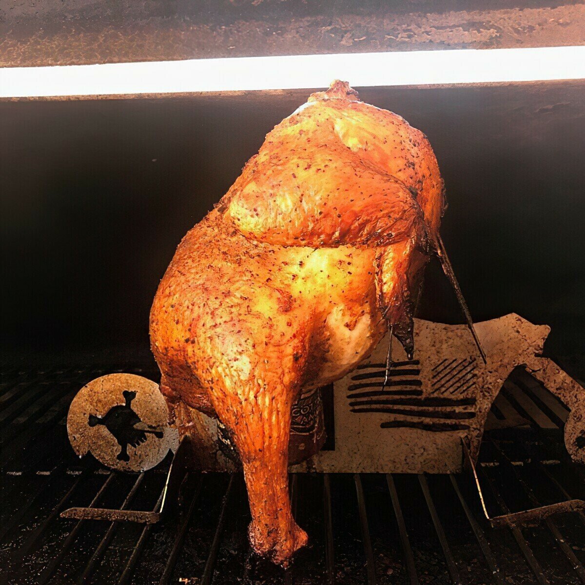 Portable chicken stand Beer- American motorcycle BBQ-Grand Kitchen