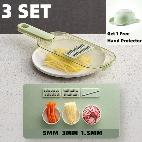 Kitchen Mult-Functional Vegetable & Meat Slice Cuts Set-Grand Kitchen