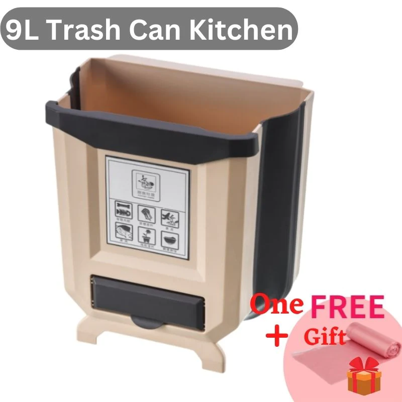 Foldable Hanging Kitchen Trash Can-Grand Kitchen