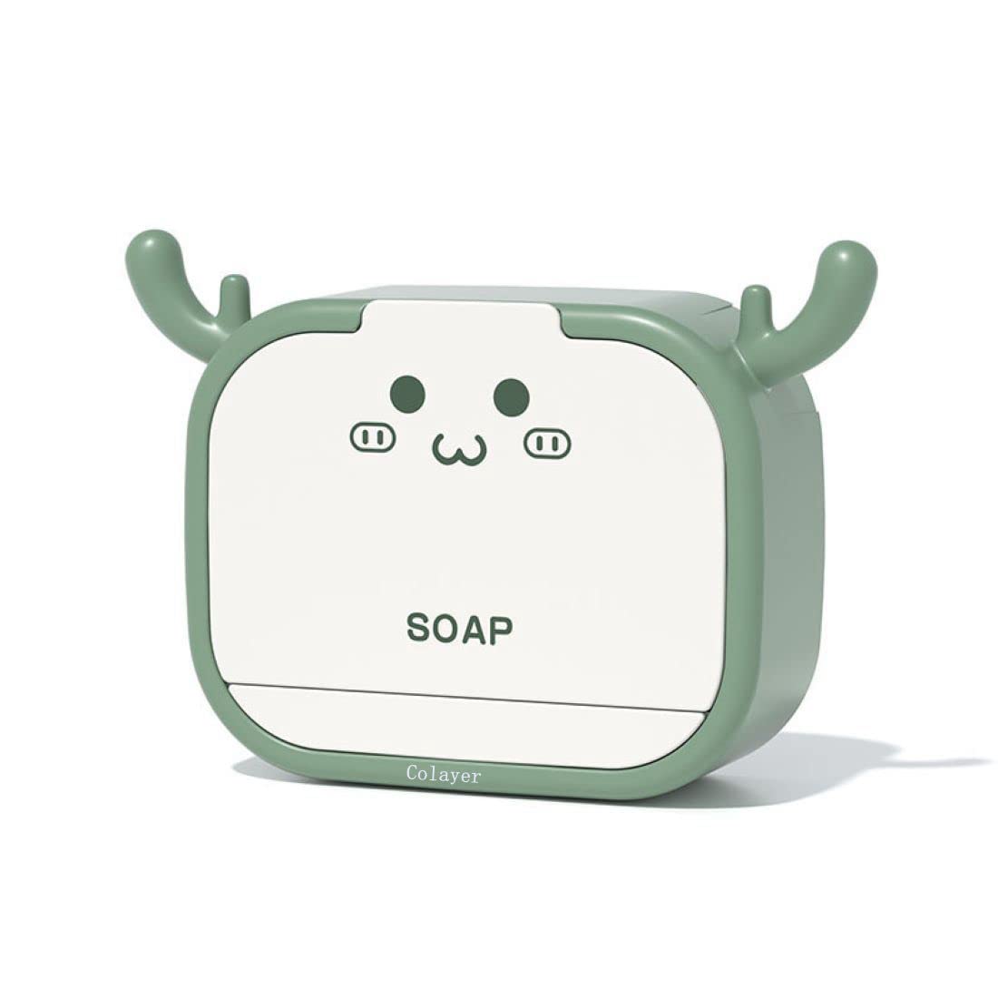 Flip-Top Cartoon Antler Soap Holder-Grand Kitchen