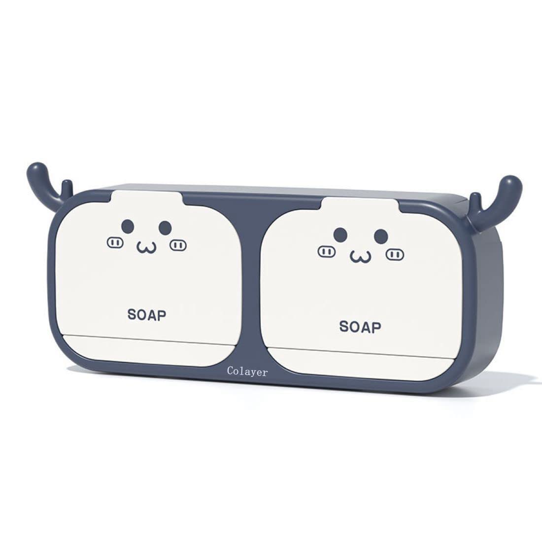 Flip-Top Cartoon Antler Soap Holder-Grand Kitchen