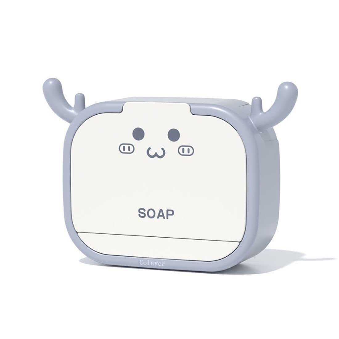 Flip-Top Cartoon Antler Soap Holder-Grand Kitchen
