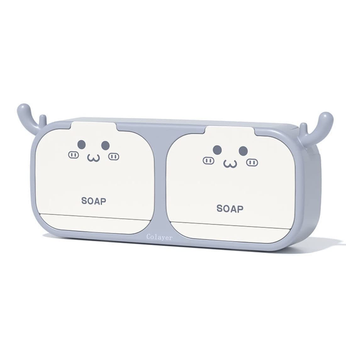 Flip-Top Cartoon Antler Soap Holder-Grand Kitchen