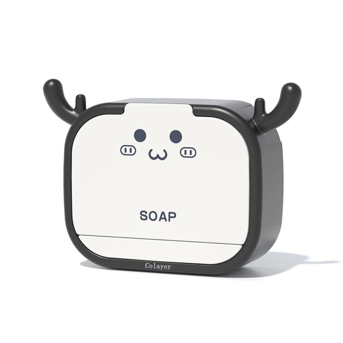 Flip-Top Cartoon Antler Soap Holder-Grand Kitchen