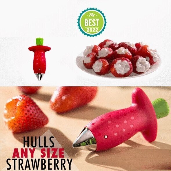 (Summer  Promotion- SAVE 48% OFF)Magic Strawberry Huller(BUY 5 GET 3 FREE & FREE SHIPPING)
