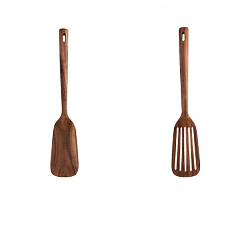 Teak Natural Wood Tableware Spoon Colander Spoon Special Soup Skimmer-Grand Kitchen