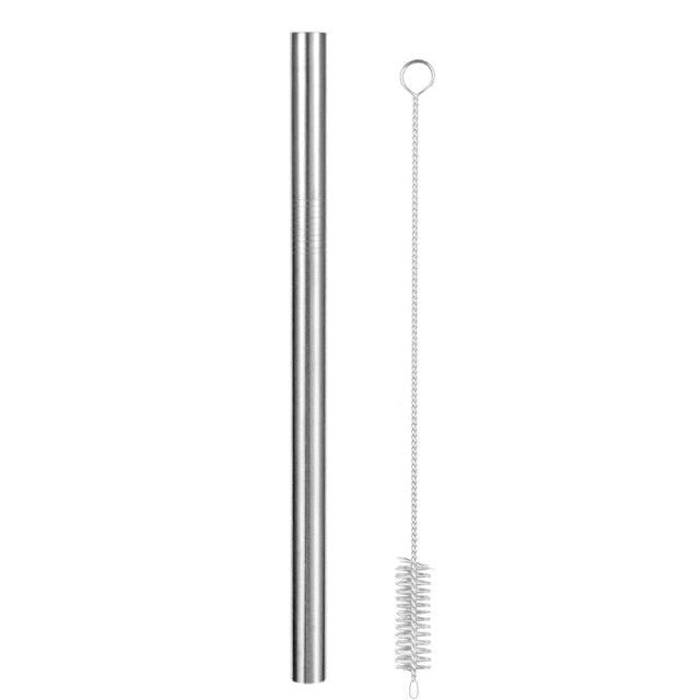 Extra Wide Straw Reusable Stainless Steel Drinking Straw Metal Straw-Grand Kitchen