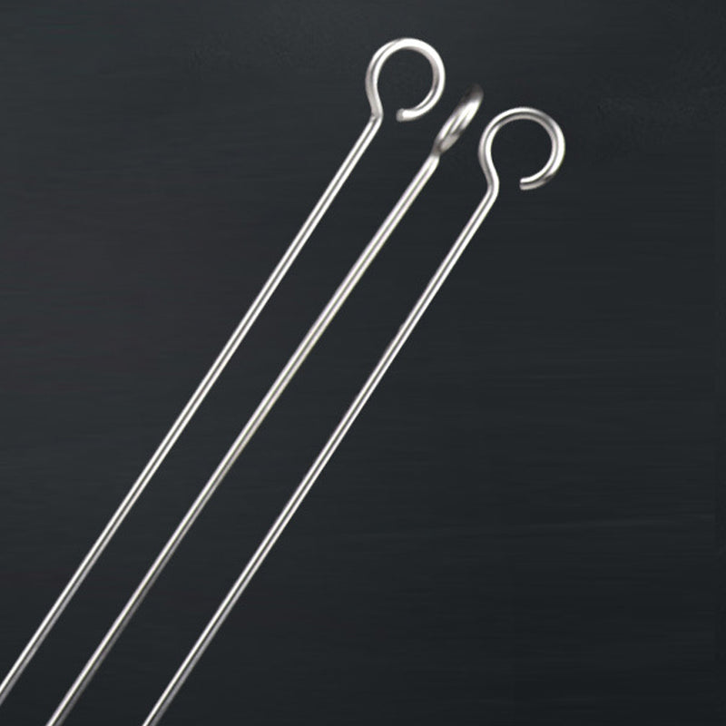 Wood Handle Stainless Steel Espresso Coffee Tamper Stirring Needle-Grand Kitchen