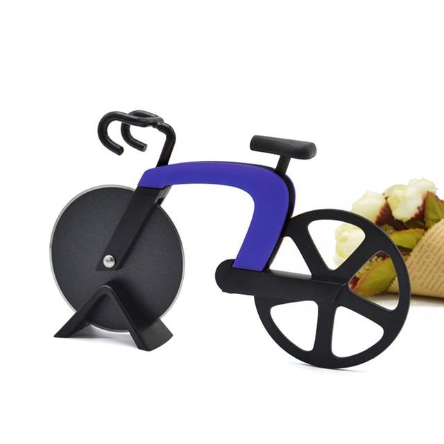 Pizza Cutter Pizza Knife Two-wheel Bicycle Shape Cutting Knife-Grand Kitchen