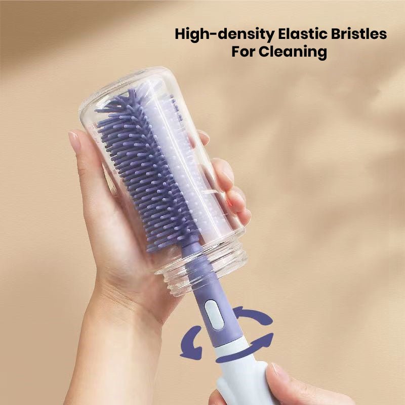 Food Grade 3 in 1 Baby Bottle Cleaning Brush-Grand Kitchen