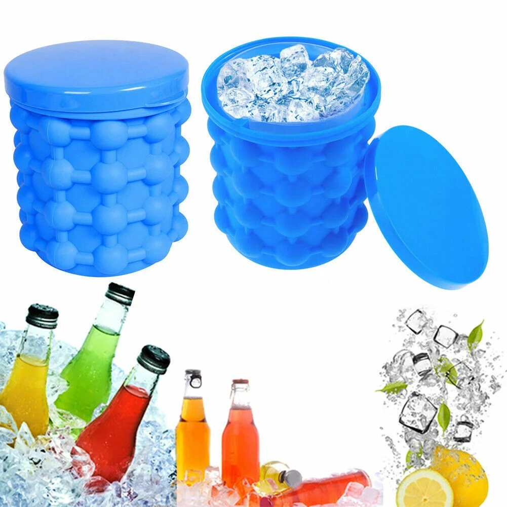 New Ice Cube Magic Maker Space Saving Ice Maker-Grand Kitchen