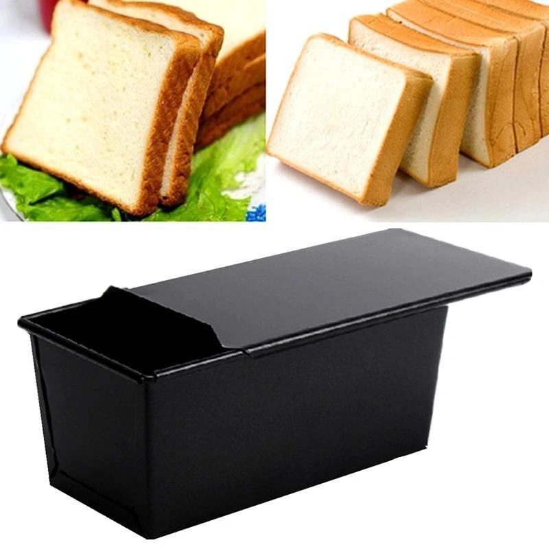 Nonstick Rectangle Bread Loaf Baking Pan With Lid-Grand Kitchen