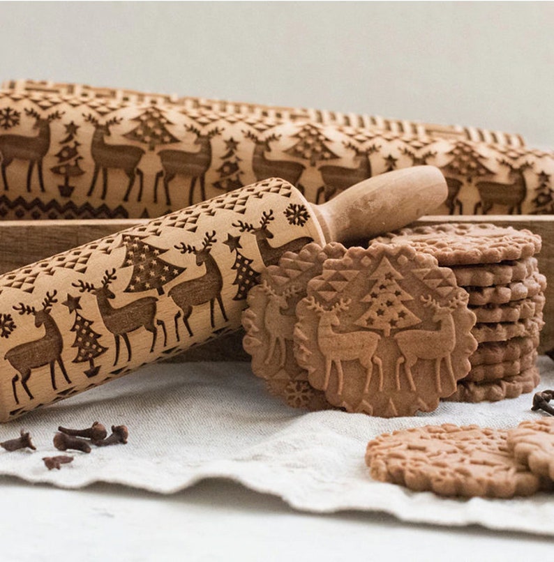 Christmas Rolling Pin-Grand Kitchen