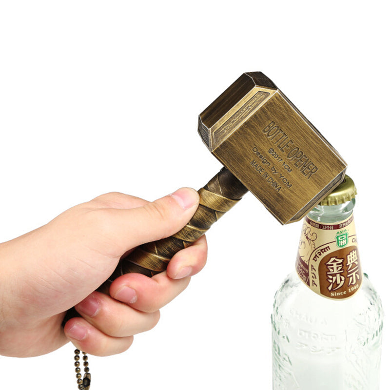 Creative Retro Beer Bottle Openers Hammer Shaped Beer Corkscrew-Grand Kitchen