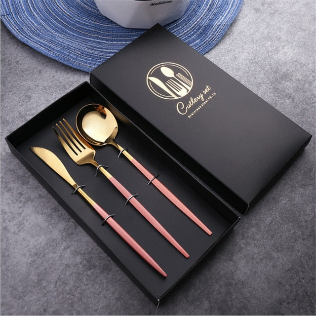 3pcs Silverware Dinnerware Set-Grand Kitchen