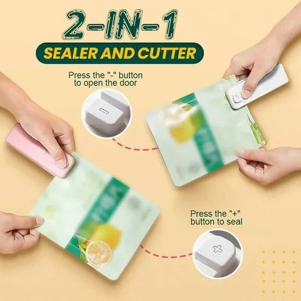 2-in-1 Magnetic Food Sealer-Grand Kitchen