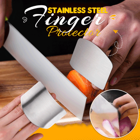 Best KitchenTool -- Stainless Steel Finger Guard -Grand Kitchen