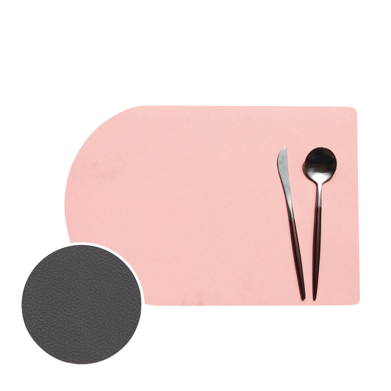 Placemat Washable Set Dual Side Tableware Pad Leather Heat Placemat-Grand Kitchen