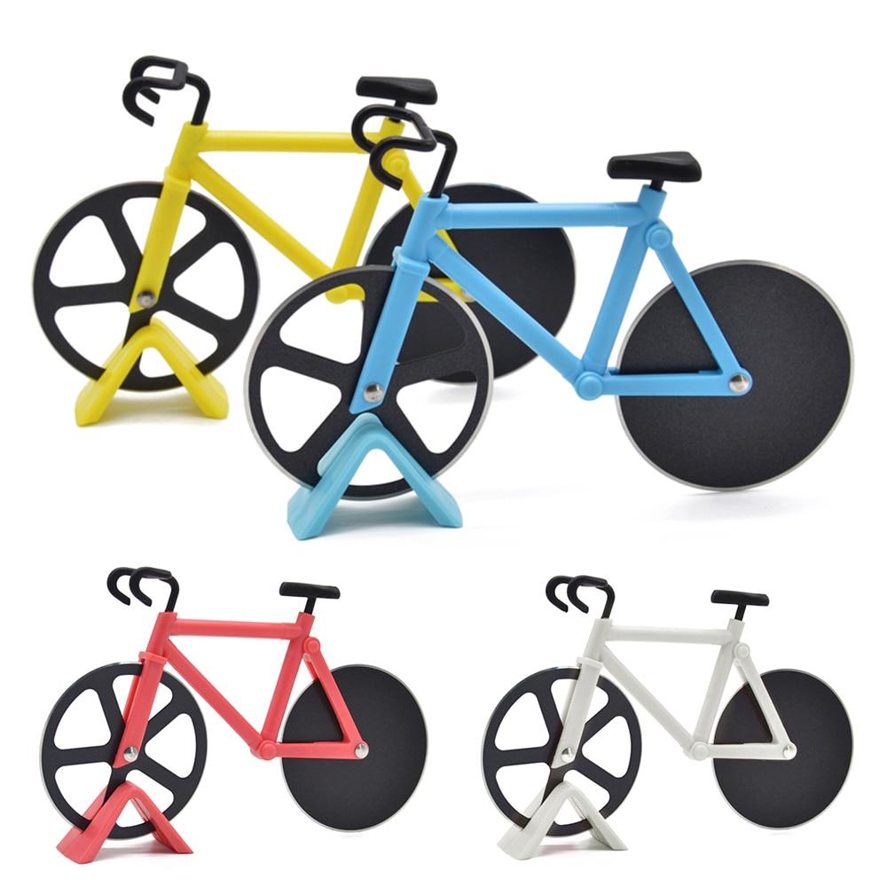 Pizza Cutter Pizza Knife Two-wheel Bicycle Shape Cutting Knife-Grand Kitchen