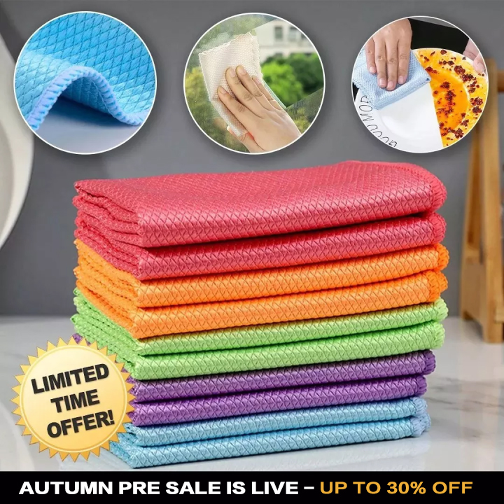 Nano Streak Cleaning Cloths - Reusable-Grand Kitchen