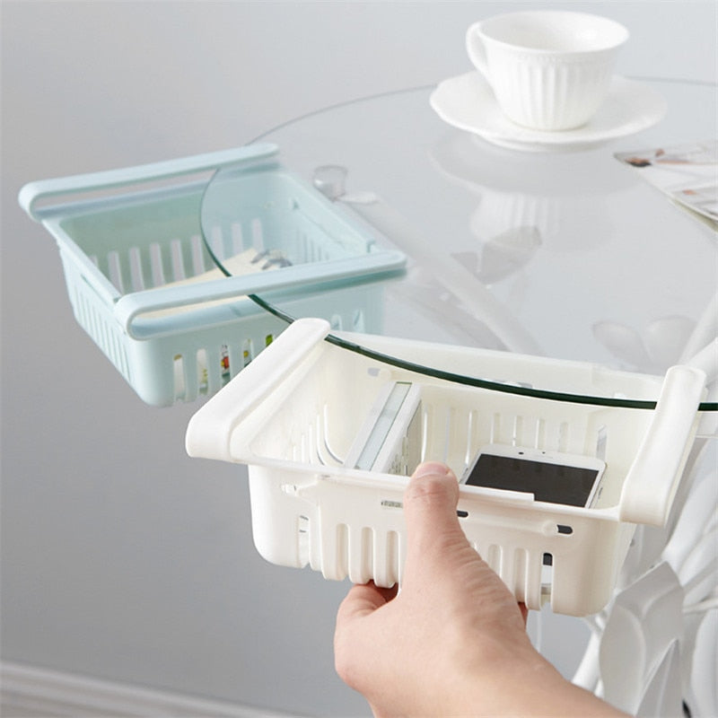 Retractable Refrigerator Storage Basket-Grand Kitchen