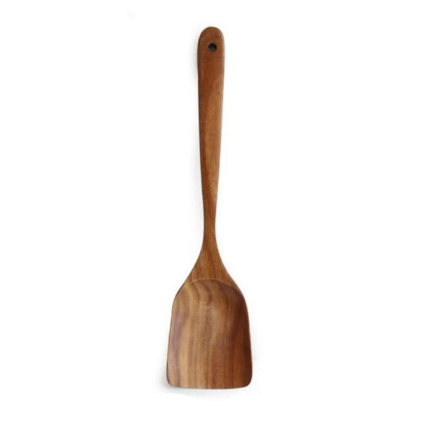 Teak Natural Wood Tableware Spoon Colander Spoon Special Soup Skimmer-Grand Kitchen