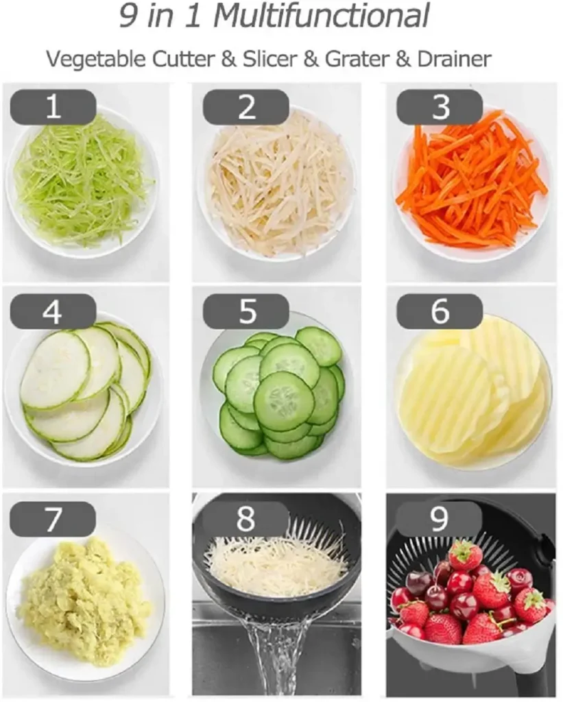 Uses of vegetable cutter