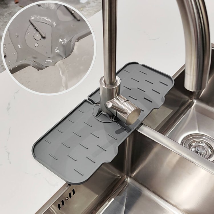 New GrandKitchen™ Silicone Faucet Handle Drip Catcher Tray