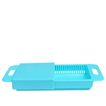 Retractable Cutting Board and Drain Basket-Grand Kitchen