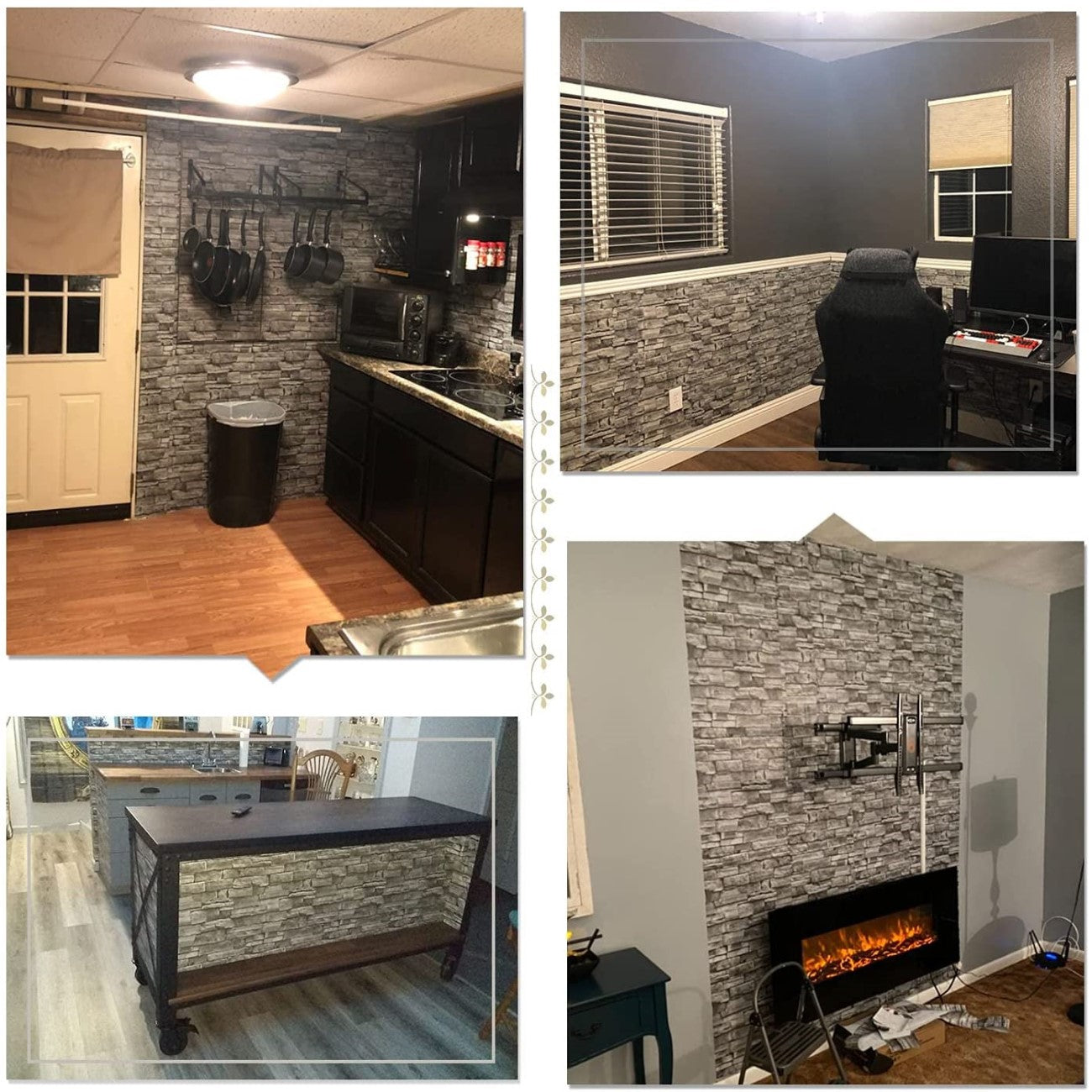 Kitchen 3D Peel and Stick Wall Tiles 10Pcs-Grand Kitchen