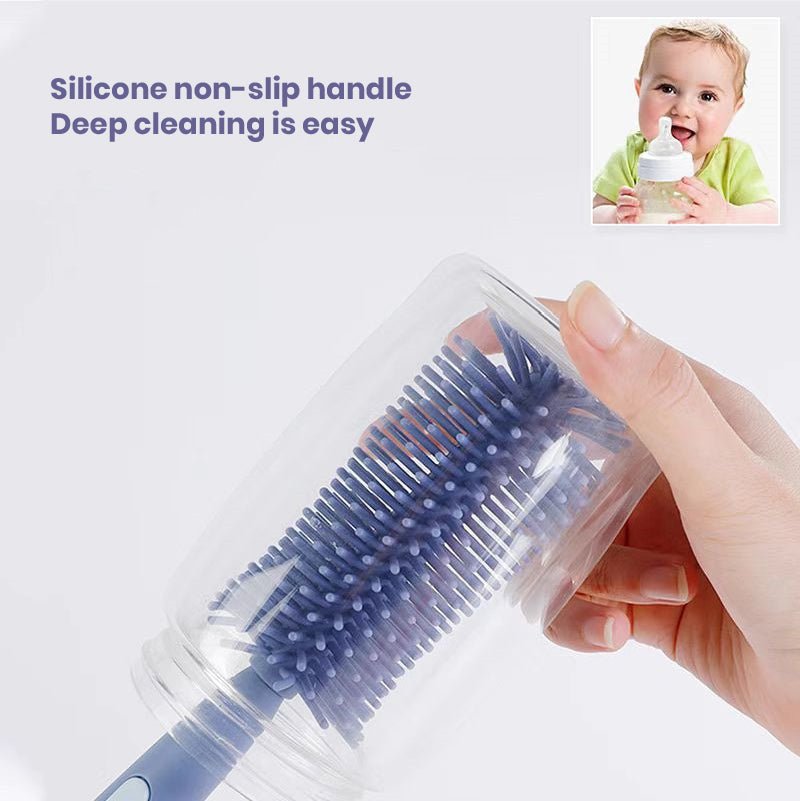 Food Grade 3 in 1 Baby Bottle Cleaning Brush-Grand Kitchen
