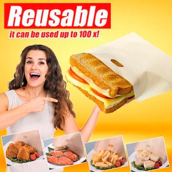 New Reusable Toaster Bag-Grand Kitchen