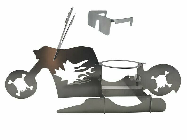 Portable chicken stand Beer- American motorcycle BBQ-Grand Kitchen