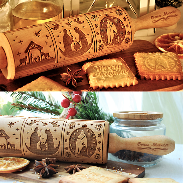 🎄2022 Hot Sale🔥Christmas Rolling Pin-Grand Kitchen