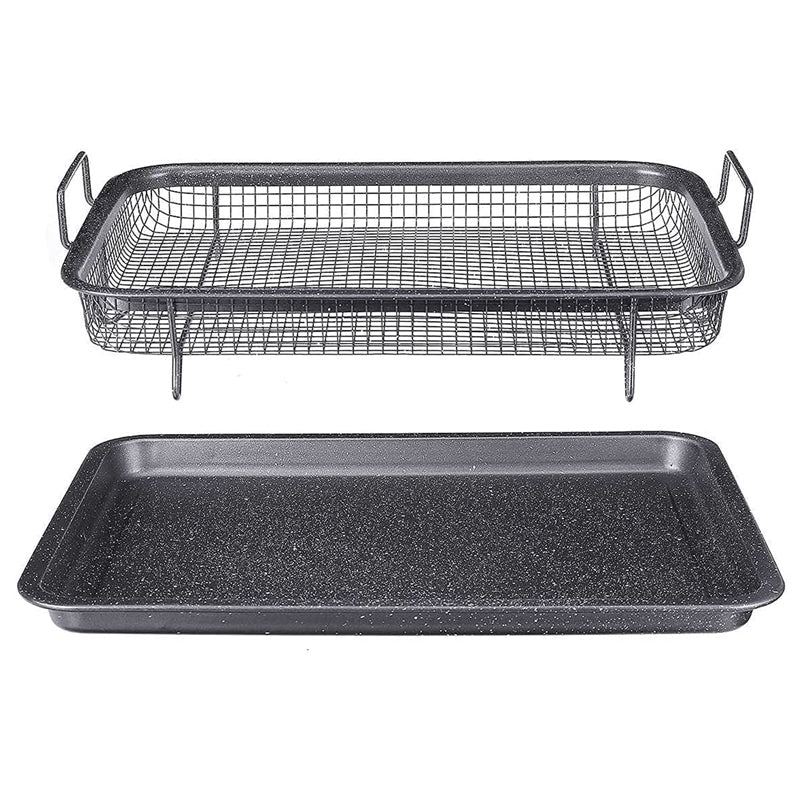 Stainless Steel Baking Tray Oil Frying Baking Pan Non-stick Grill-Grand Kitchen