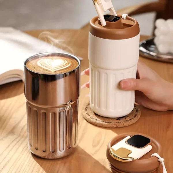 Coffee Thermos With Temperature Display-Grand Kitchen